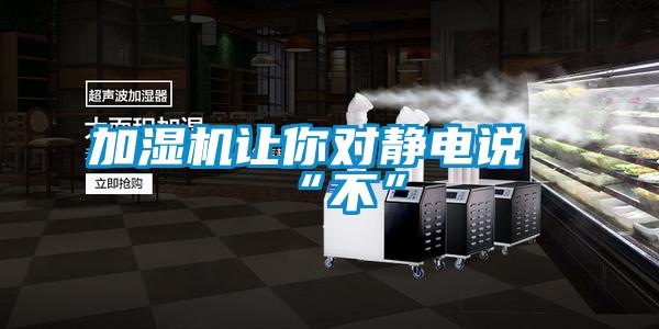 加濕機(jī)讓你對靜電說“不”