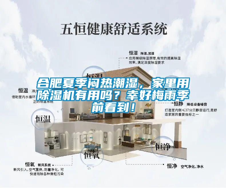 合肥夏季悶熱潮濕，家里用除濕機(jī)有用嗎？幸好梅雨季前看到！