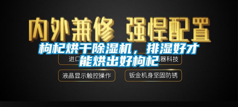 枸杞烘干除濕機，排濕好才能烘出好枸杞