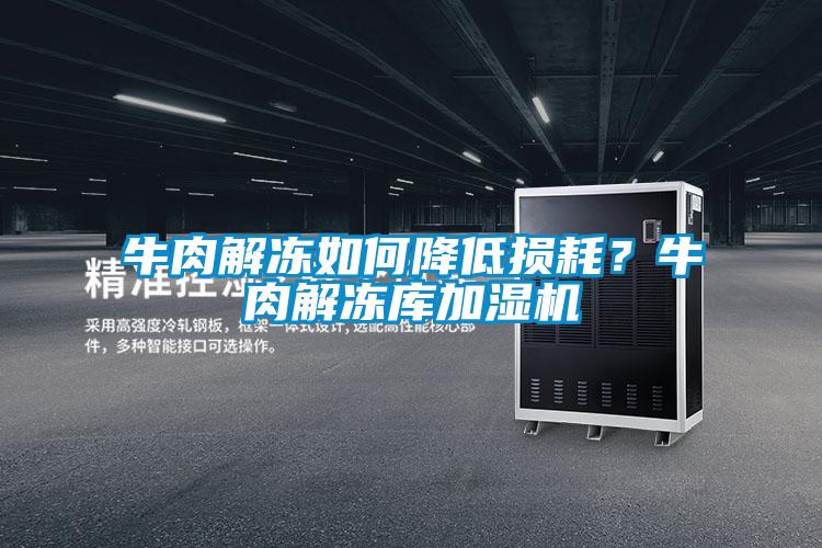 牛肉解凍如何降低損耗？牛肉解凍庫加濕機