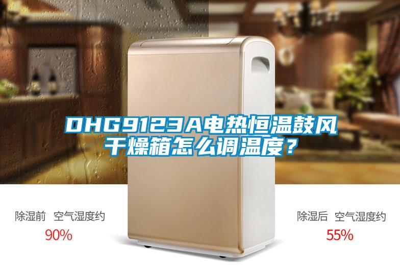 DHG9123A電熱恒溫鼓風(fēng)干燥箱怎么調(diào)溫度？