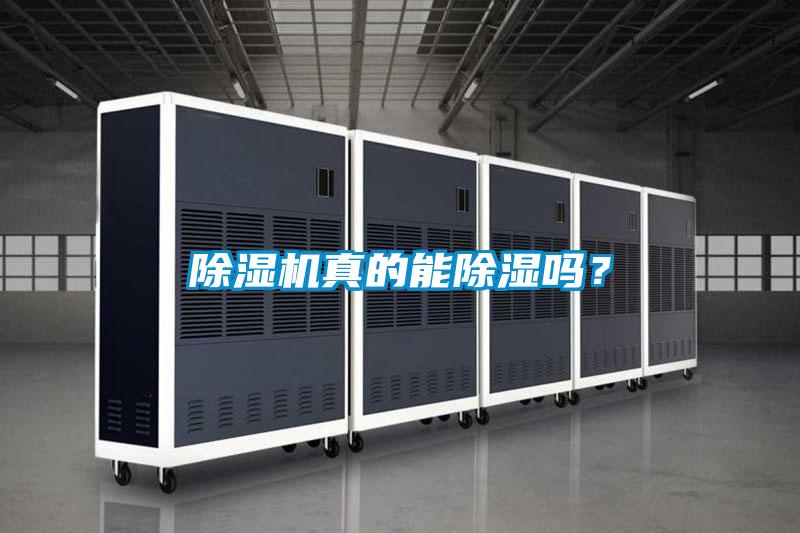 除濕機真的能除濕嗎？
