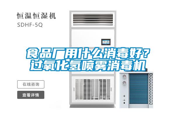 食品廠用什么消毒好?過氧化氫噴霧消毒機(jī)