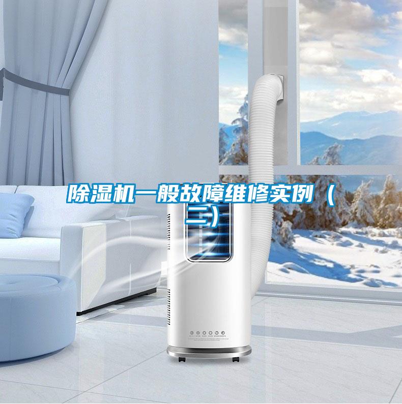 除濕機(jī)一般故障維修實例(二)