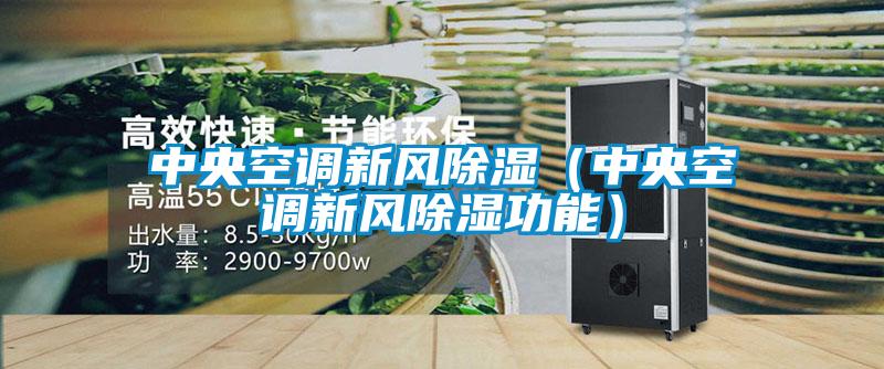 中央空調新風除濕(中央空調新風除濕功能)
