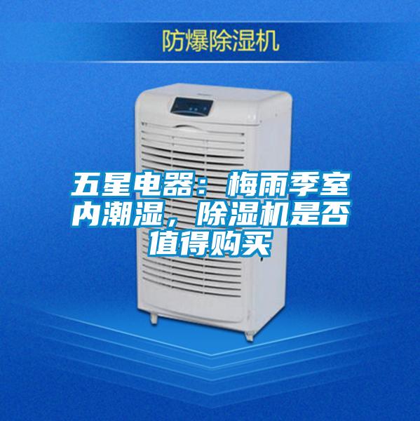 五星電器:梅雨季室內潮濕,除濕機是否值得購買