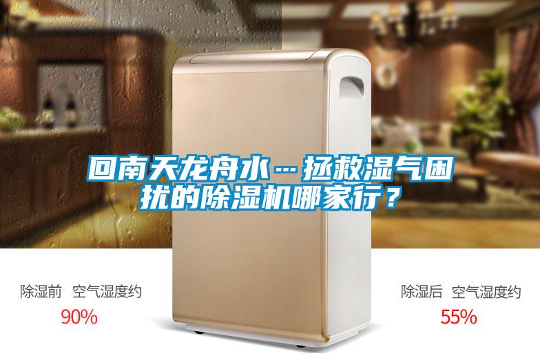 回南天龍舟水…拯救濕氣困擾的除濕機哪家行？