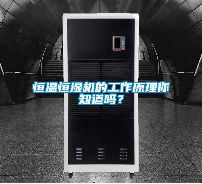 恒溫恒濕機(jī)的工作原理你知道嗎?