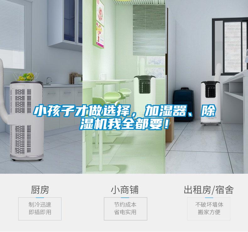 小孩子才做選擇，加濕器、除濕機我全都要！