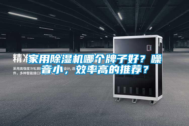 家用除濕機哪個牌子好?噪音小,效率高的推薦?