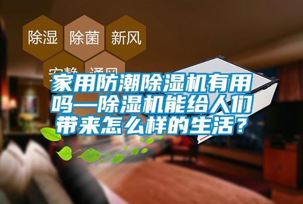 家用防潮除濕機有用嗎—除濕機能給人們帶來怎么樣的生活？