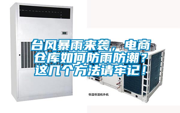 臺(tái)風(fēng)暴雨來(lái)襲,電商倉(cāng)庫(kù)如何防雨防潮?這幾個(gè)方法請(qǐng)牢記!