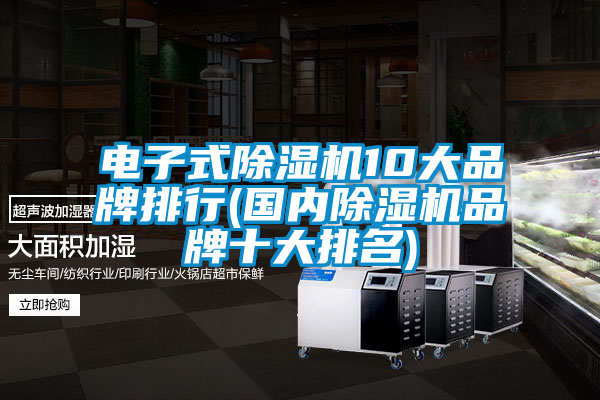 電子式除濕機10大品牌排行(國內(nèi)除濕機品牌十大排名)