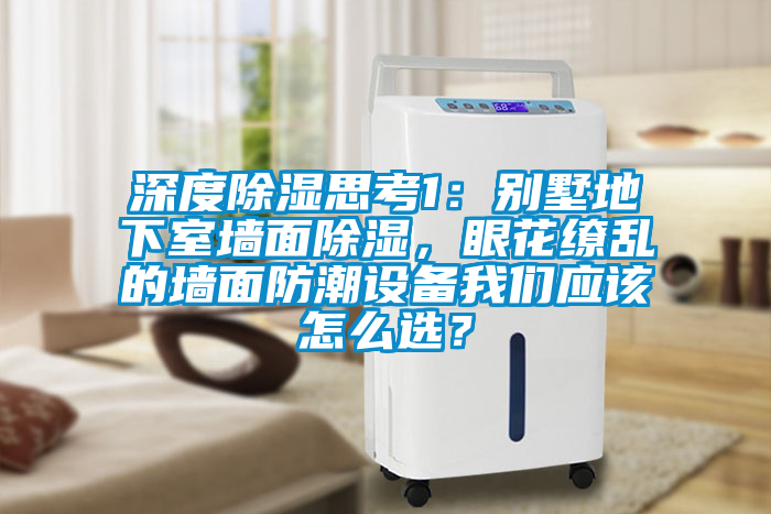 深度除濕思考1：別墅地下室墻面除濕，眼花繚亂的墻面防潮設備我們應該怎么選？