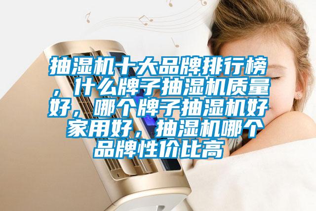 抽濕機十大品牌排行榜，什么牌子抽濕機質量好，哪個牌子抽濕機好 家用好，抽濕機哪個品牌性價比高