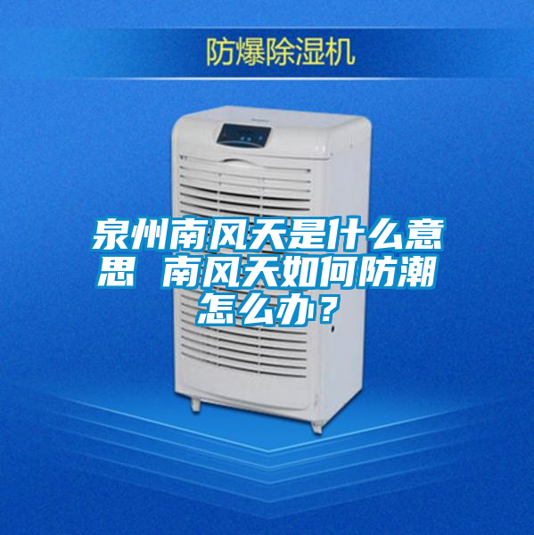 泉州南風(fēng)天是什么意思 南風(fēng)天如何防潮怎么辦?