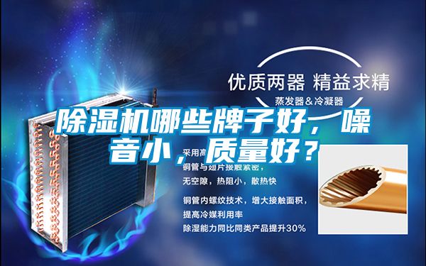 除濕機哪些牌子好，噪音小，質量好？