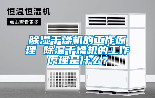 除濕干燥機(jī)的工作原理 除濕干燥機(jī)的工作原理是什么？
