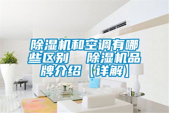除濕機和空調(diào)有哪些區(qū)別 除濕機品牌介紹【詳解】