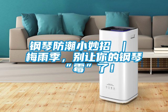 鋼琴防潮小妙招 ｜ 梅雨季，別讓你的鋼琴“霉”了！